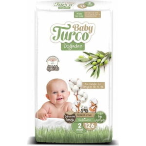 Baby Turco Doğadan 1-2-3-4-5-6-7 Beden Seçimli Bebek Bezi